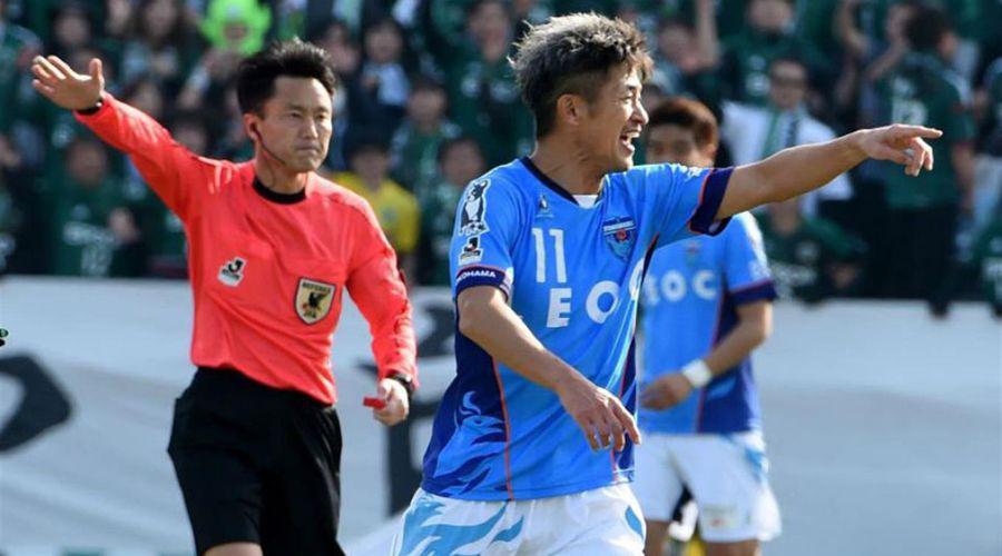 A los 50 antildeos Kazuyoshi Miura marcoacute un gol en la segunda divisioacuten de Japoacuten