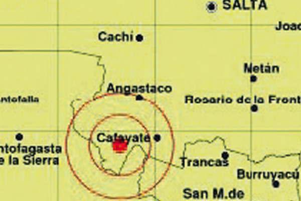 En plena madrugada un sismo hizo temblar a las poblaciones de Cafayate y del norte de Tucumaacuten