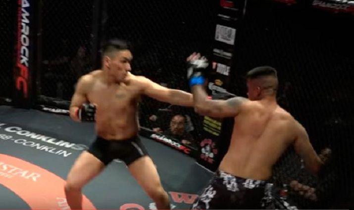 Dos luchadores de MMA se noquean al mismo tiempo