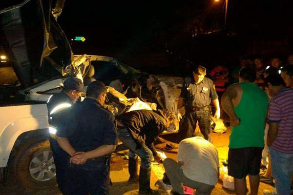 Indagan por doble homicidio culposo en accidente de traacutensito al intendente de Suncho Corral