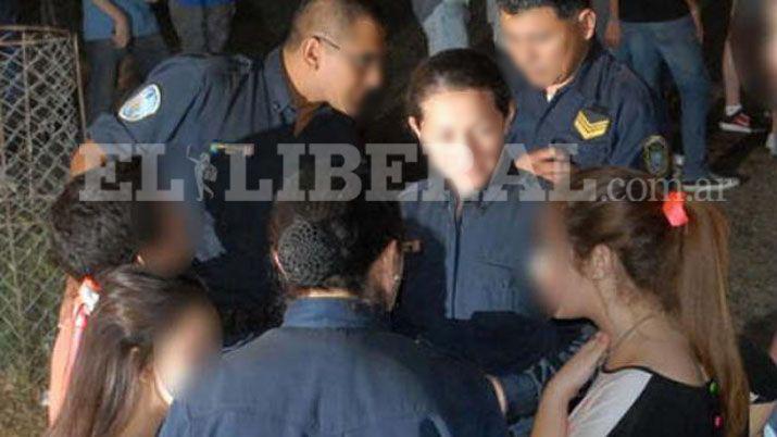 Despliegue policial por la fuga de 5 menores de Pberes Foto- Archivo