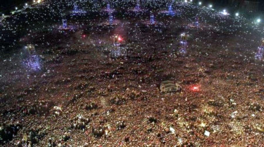 Al menos 190 mil personas pagaron la entrada para ver al Indio