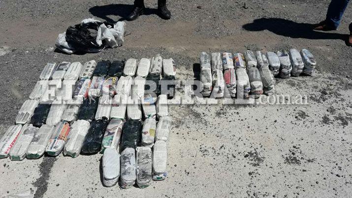 ILEGAL Las hojas de coca fueron secuestradas en Pozo Hondo 