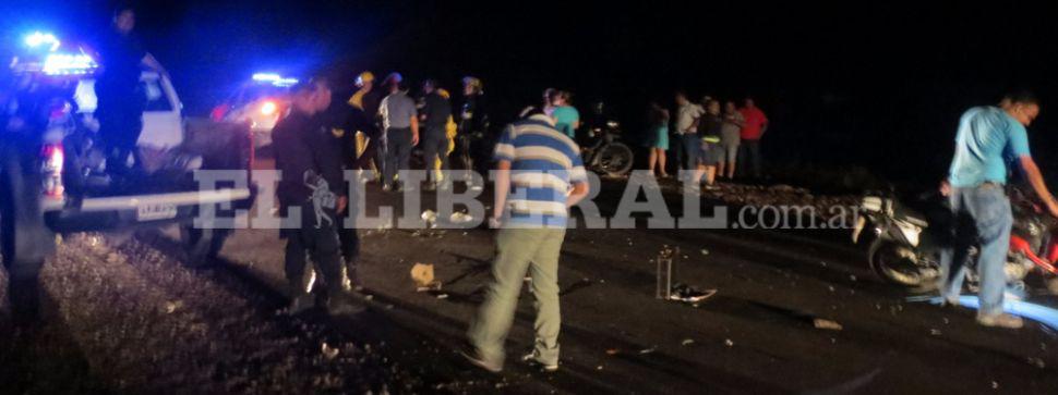 El accidente se produjo sobre ruta 93