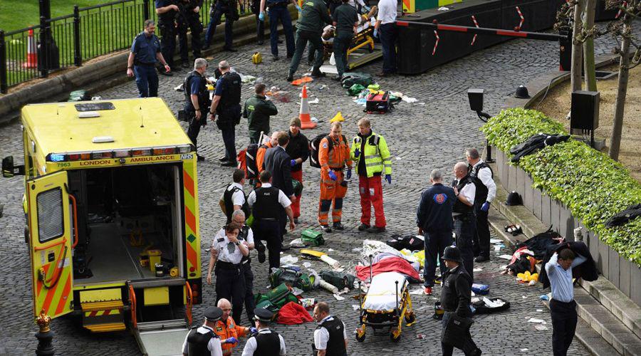 Impactantes fotos del ataque en el Parlamento de Londres- cuatro muertos