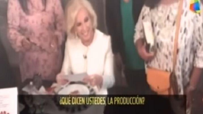 Se filtroacute un video de un corte del programa de Mirtha Legrand con Macri