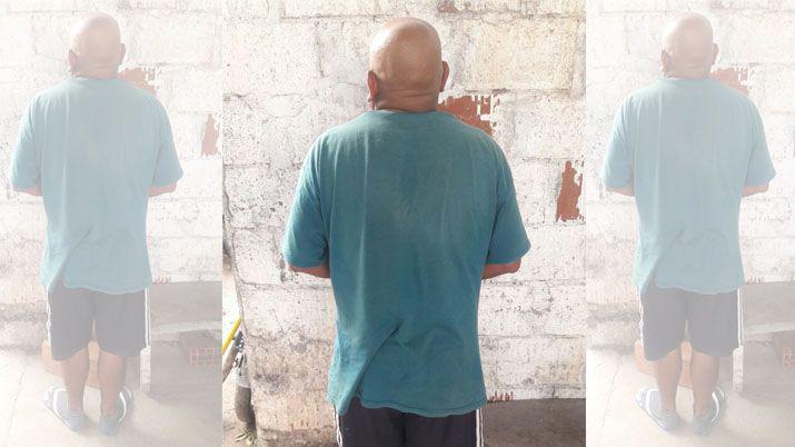 Intentó saltar una tapia pero fue sorprendido por la policía