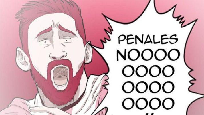 Dibujante chileno se burla de Messi y lo tilda de pecho friacuteo