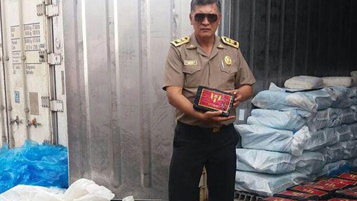 Incautaron maacutes de una tonelada de cocaiacutena con la cara de Messi