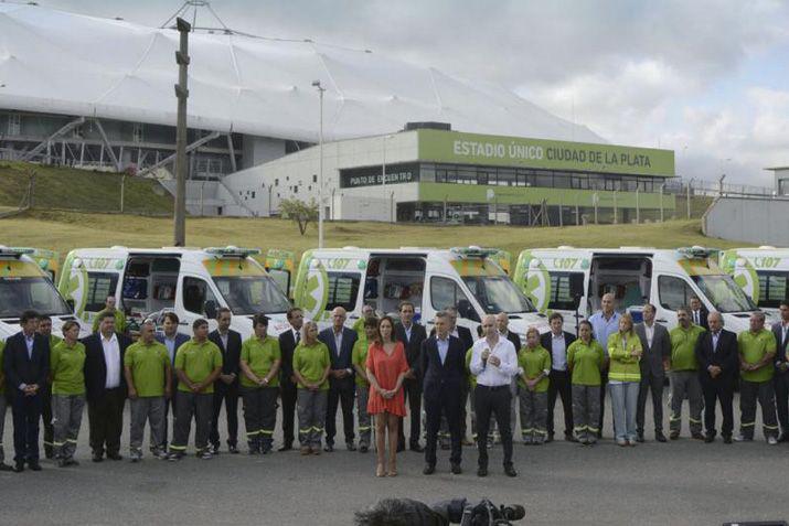 La gobernadora de la provincia de Buenos Aires María Eugenia Vidal sorprendió con un nuevo estilo en un acto pblico