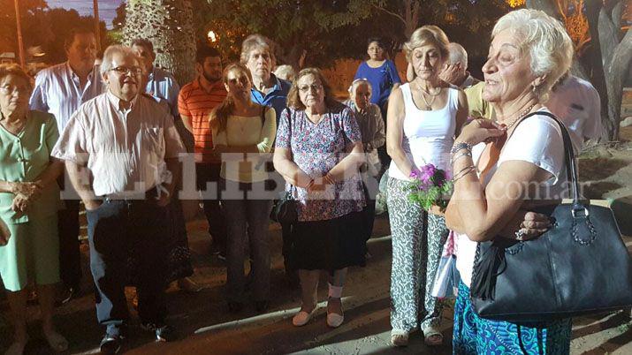 La familia de Cacho Moukarzel rindió homenaje a los desaparecidos