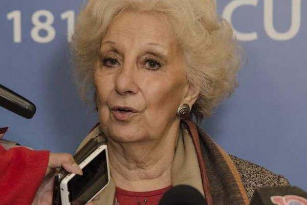Estela de Carlotto dijo que Bonafini es muy mal ejemplo 