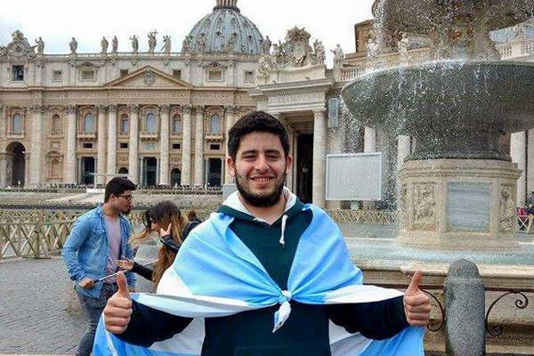 Un integrante de Joven creo en ti estuvo en el Vaticano 