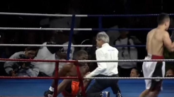 Miraacute el espectacular nocaut de un boxear que se hizo el canchero