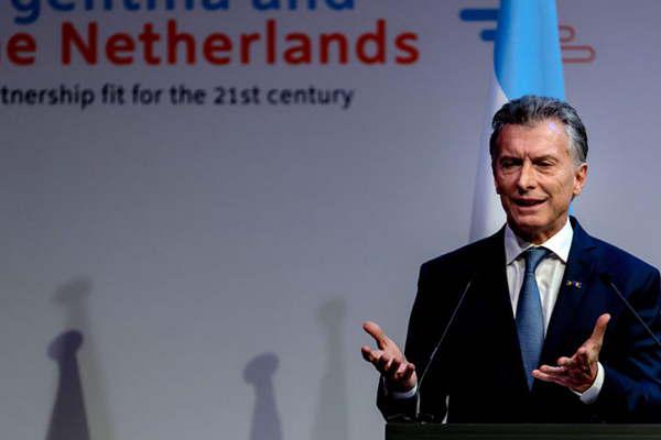 Macri convocoacute a los empresarios holandeses  a invertir en la Argentina 