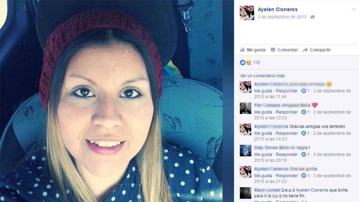 Con gran dolor despiden a Ayeleacuten Cisneros en las redes