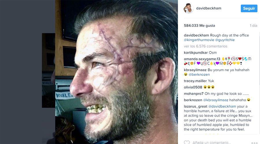 David Beckham y su nuevo aspecto