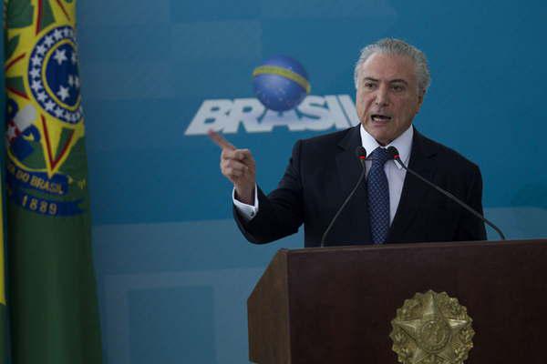 Brasil estaacute en alerta por un proceso que le puede costar el cargo a Temer