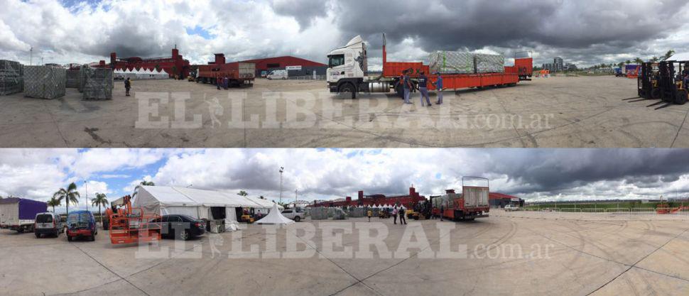 Llegan los primeros containers del MotoGP al circuito de Termas