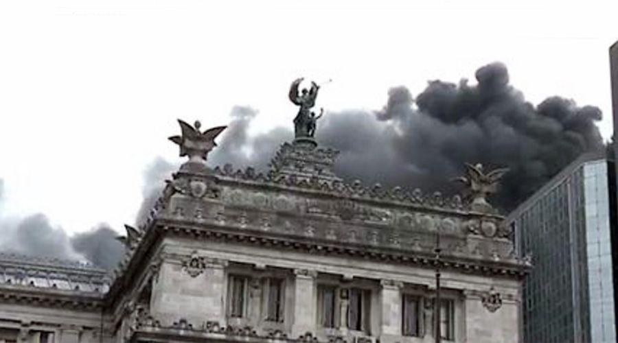 Incendio en el anexo de la Caacutemara de Diputados