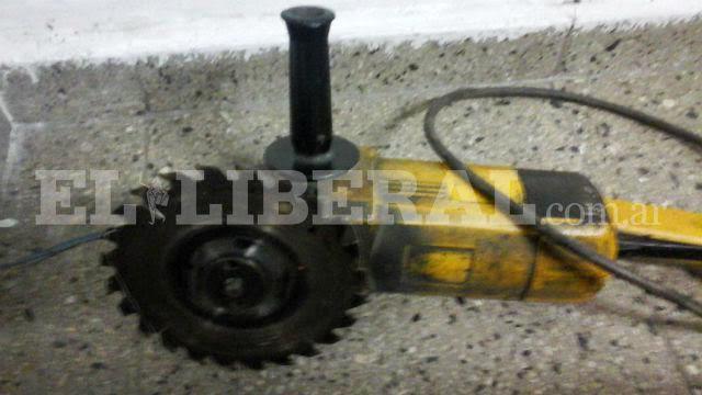 Detuvieron a un delincuente que habiacutea robado una amoladora