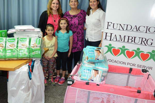 La Fundacioacuten Hamburgo colaboroacute con las trillizas que nacieron en Santiago
