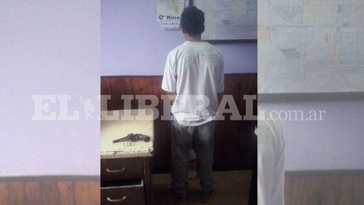 Quimili- despueacutes de estar 5 diacuteas proacutefugo fue aprehendido el autor del disparo al albantildeil