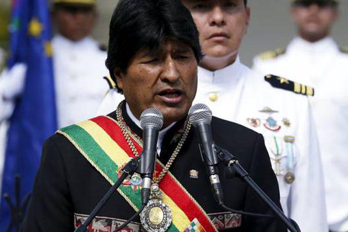 Evo Morales presidente de Bolivia y aliado de Venezuela