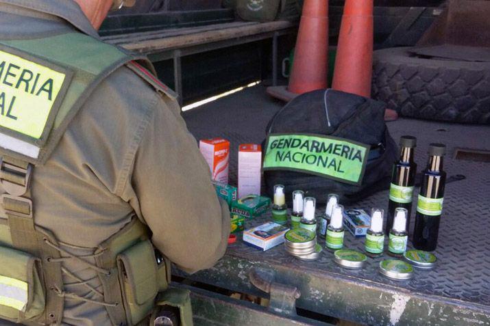 La sustancia fue incautada por el personal de seguridad