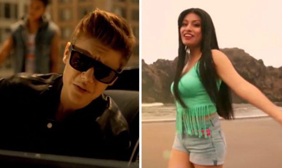 Justin Bieber y Wendy Sulca juntos en un video