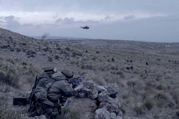 Soldado argentino soacutelo conocido por Dios en los cines de Santiago 