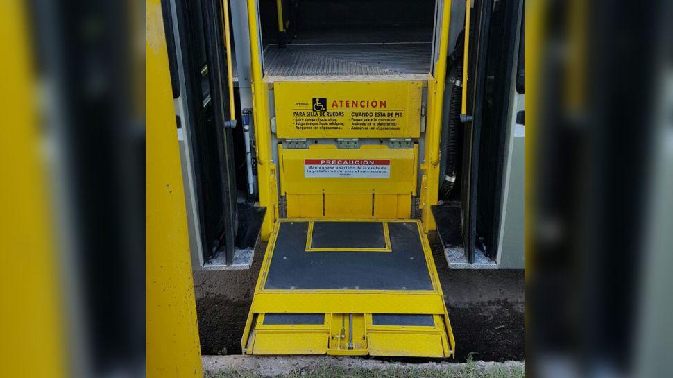 Las nuevas unidades de ERSA tienen rampa para discapacitados