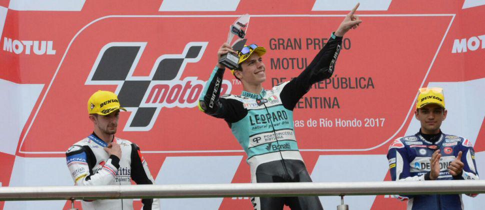 Moto3- Joan Mir se alzoacute con el podio