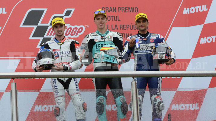 Moto3- Joan Mir se alzoacute con el podio