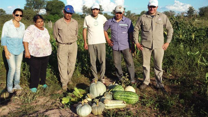El trabajo comunitario se reflejoacute en el buen resultado de una huerta comunitaria