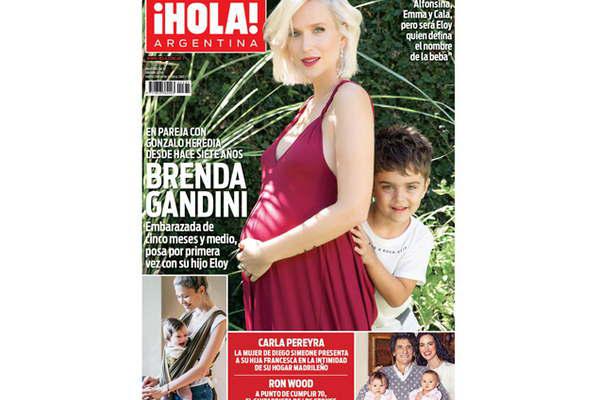 Brenda Gandini iacutentima y feliz en la revista iexclHOLA Argentina