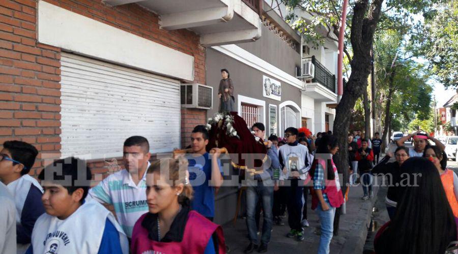 La imagen del Cura Brochero llegoacute al Cepsi