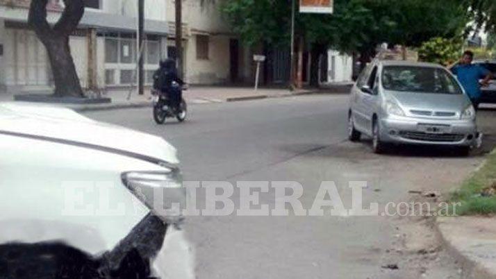 Un herido tras violento choque entre auto y camioneta