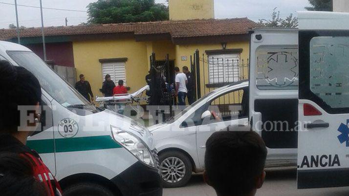 Numerosos efectivos policiales se presentaron en el domicilio del incidente familiar