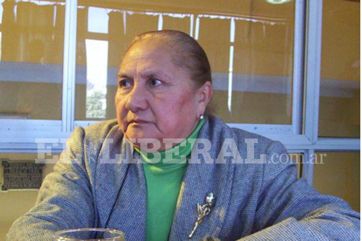 Olinda Gabina Contreras en una foto de archivo cuando era concejal