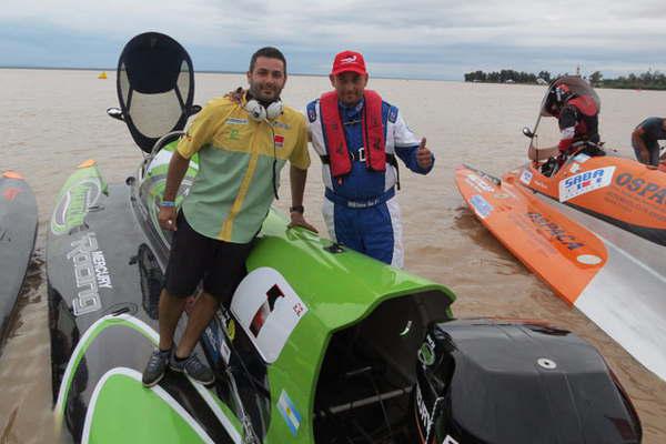 Roberto Heitz aceleroacute a fondo en el dique Frontal