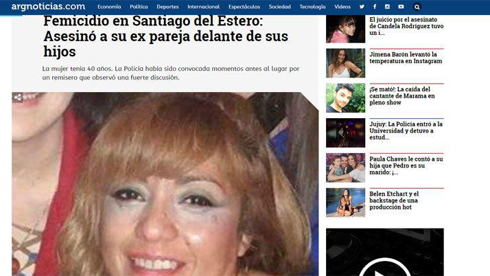 Diarios nacionales se hacen eco del femicidio de la maestra jardinera