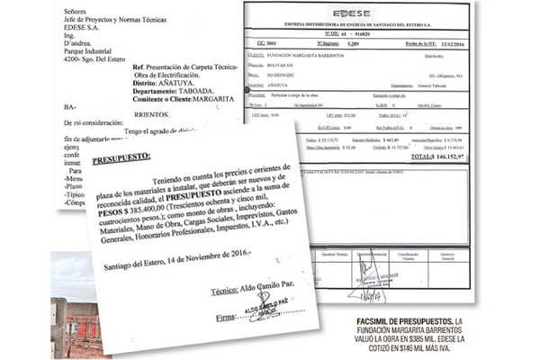Aclaracioacuten de Edese ante declaraciones de Margarita Barrientos sobre obra eleacutectrica ubicada en la sede de Antildeatuya de su Fundacioacuten