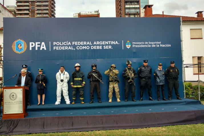 El acto fue encabezado por la ministra de Seguridad Patricia Bullrich