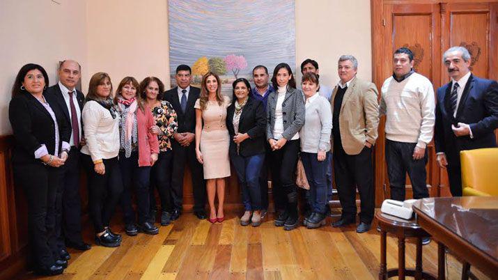 La Gobernadora se reunió con autoridades del gremio Judicial
