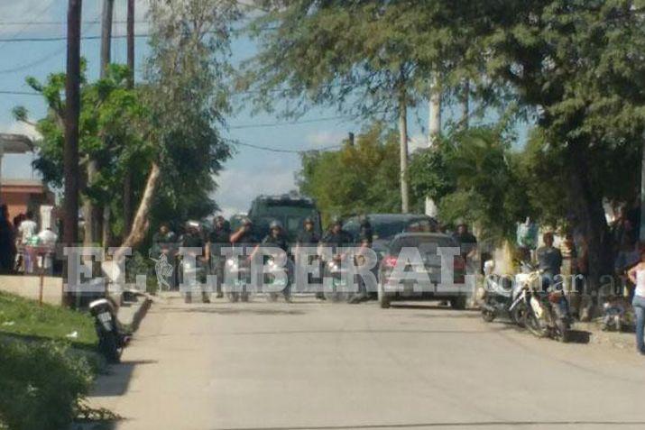 Los vecinos de Las Termas se vieron conmocionados con el amplio despliegue