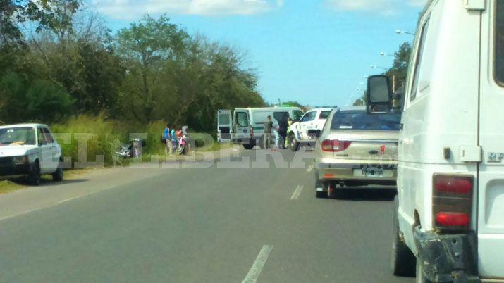Un herido de gravedad tras violento choque en Ruta 1