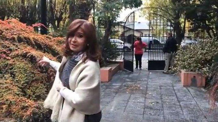 Cristina Kirchner mostró cómo quedó la casa de su cuñada