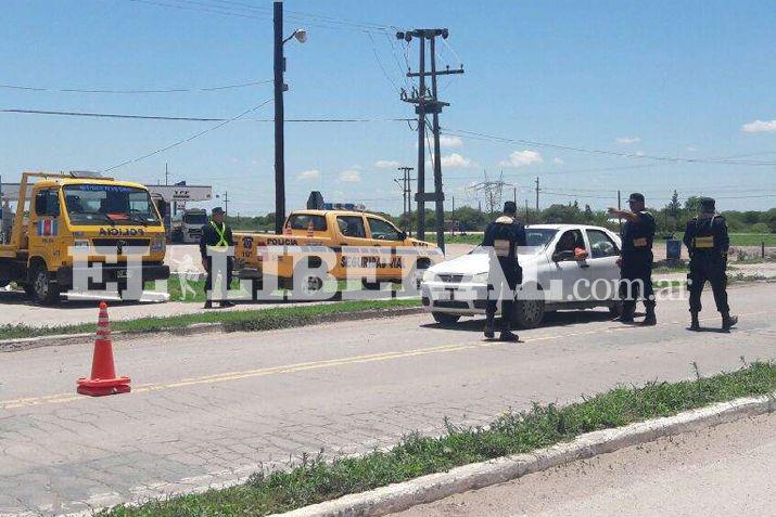 El policía se hallaba de servicio cuando fue embestido