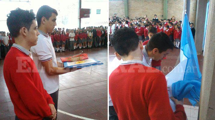Renovación y Bendición de Banderas en el Colegio Mater Dei